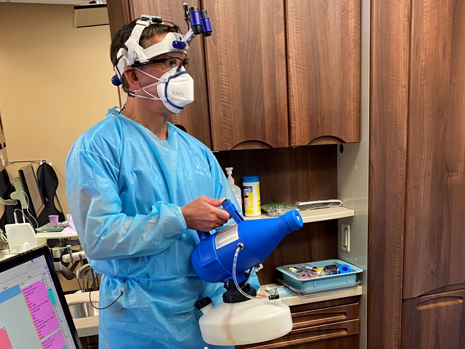 COVID 19 Dental Exam Room Sanitization - Marcos Ortega DDS Hillcrest San Diego Dentist