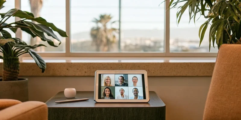 Person researching how to choose the best San Diego dentist on a tablet.