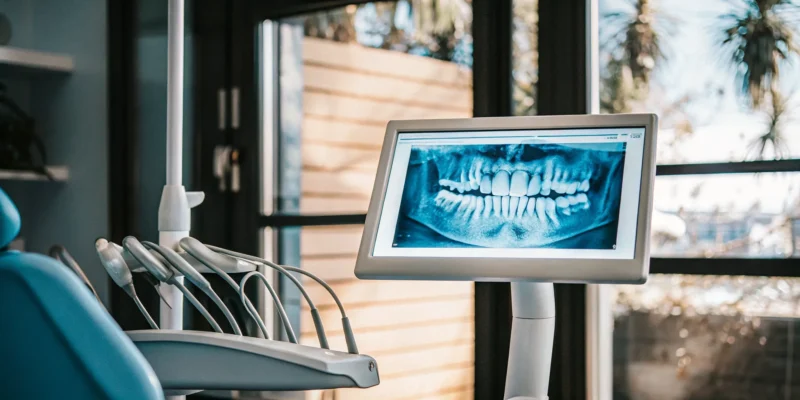 Modern dental CAD/CAM milling machine for single-visit restorations in San Diego
