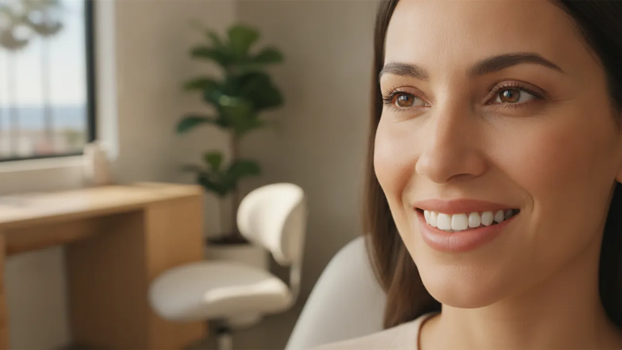 Patient discussing dental bonding longevity during a cosmetic dentistry consultation
