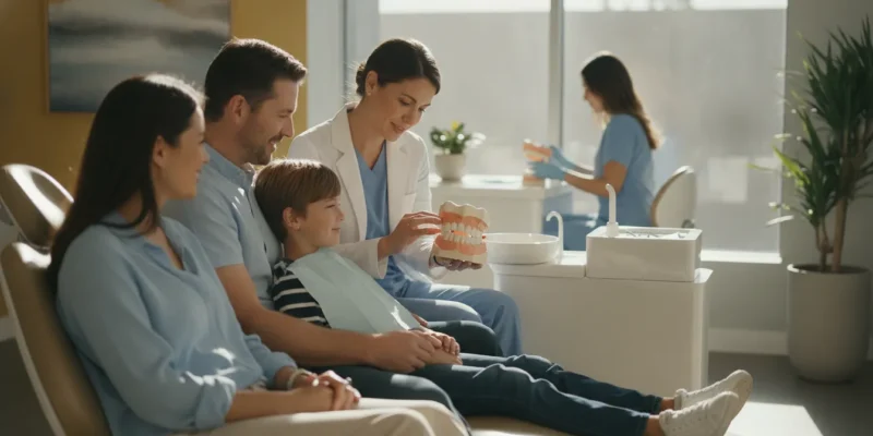 Family dental sealant evaluation in San Diego
